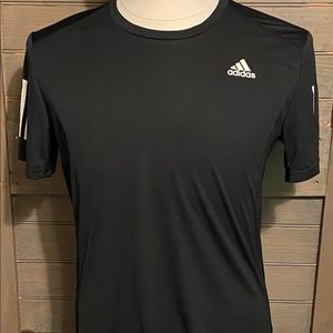 SOLD! Adidas Men's Black Climacool Three Stripe Tee Medium (NWT)